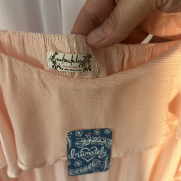 New Intimately Free People Petal Pink Ruffled Tank - Picture 3 of 6